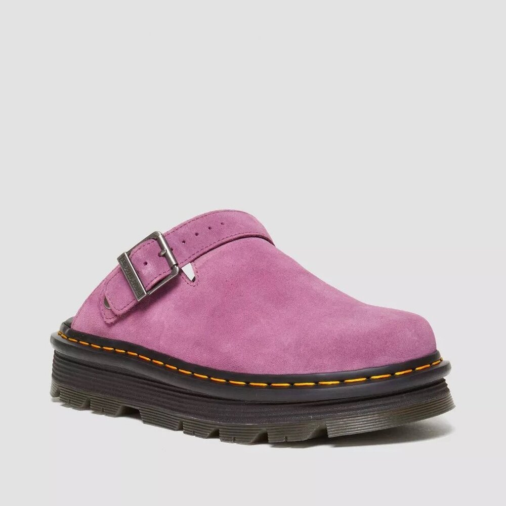Dr. Marten Zebzag Suede Slingback Platform Mule
